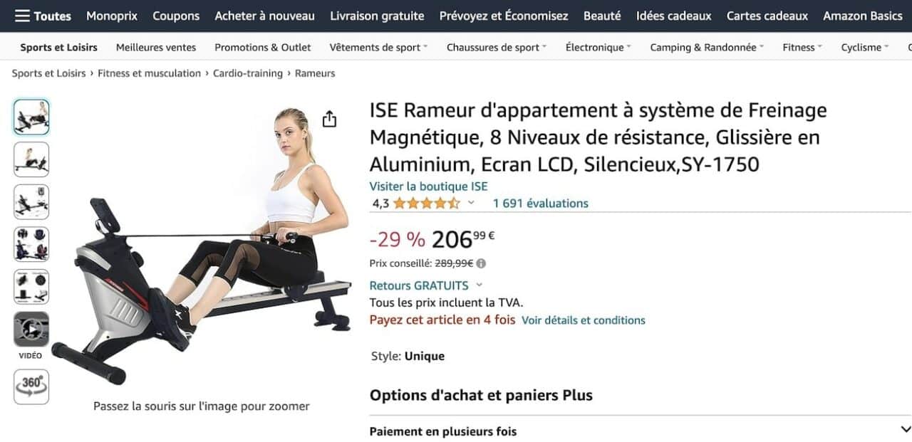 Jeu D'espaceurs De Roue Pour Rameur NordicTrack TRS - Occasion Bon état