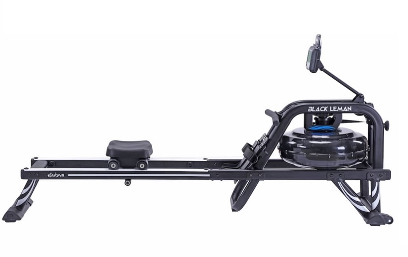 Rameur Heubozen Black Leman avec réservoir d'eau et écran de performance.