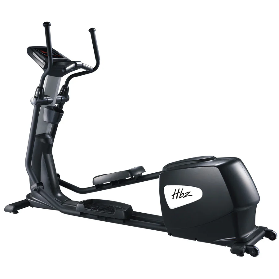 Heubozen Elliptical Generator II illustration Appareil de fitness elliptique Heubozen avec écran et poignées pour l'exercice.