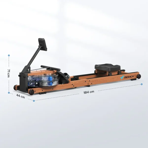Merach R28 Machine Merach R28 testé : rameur à eau sous 300 € et très convaincant